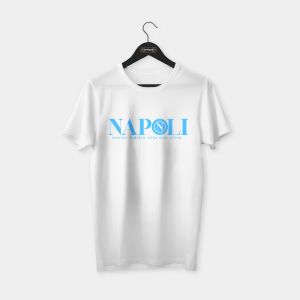 Napoli 'Eterna Fedelta Alla Mia Eitta' T-shirt Beyaz - L