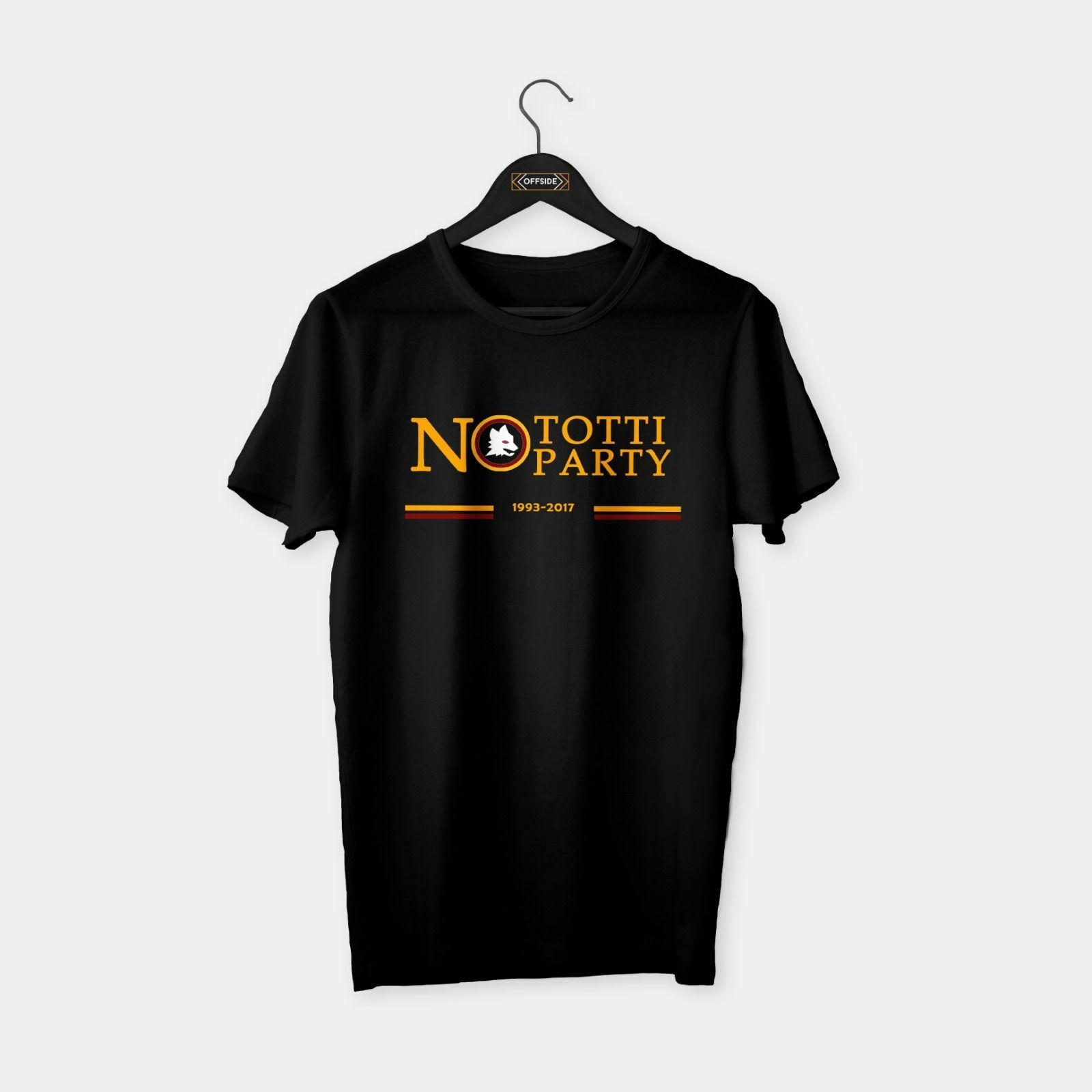 No Totti No Party T-shirt Siyah - S