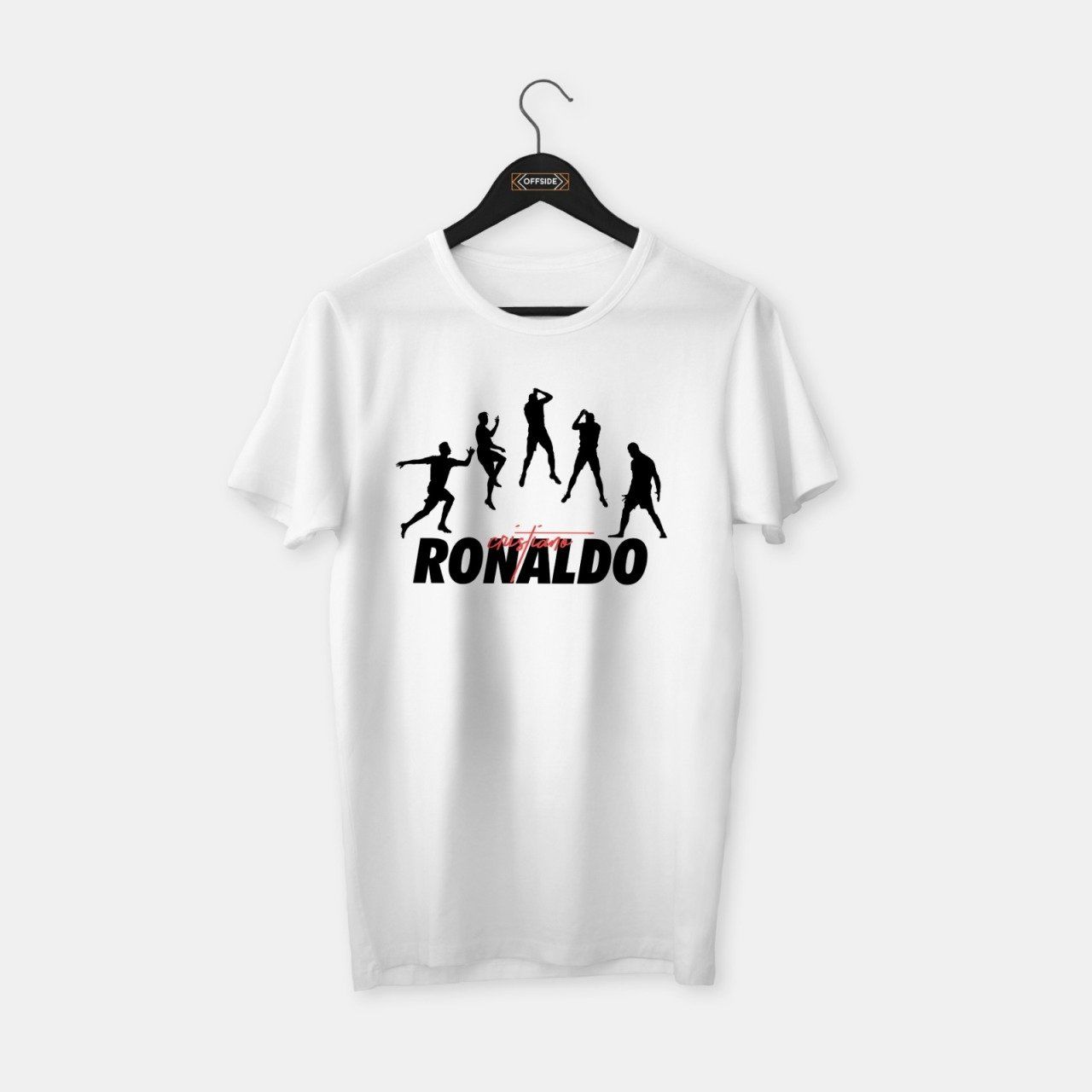 Cristiano Ronaldo II T-shirt Beyaz - XXL