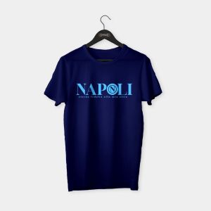 Napoli 'Eterna Fedelta Alla Mia Eitta' T-shirt Lacivert - M