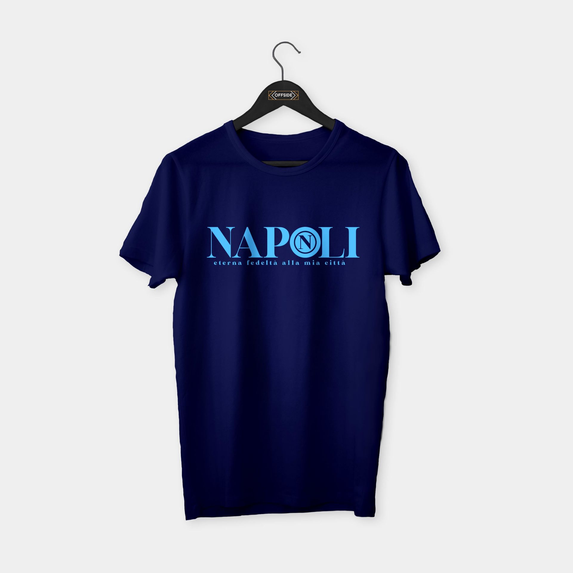 Napoli 'Eterna Fedelta Alla Mia Eitta' T-shirt Lacivert - L