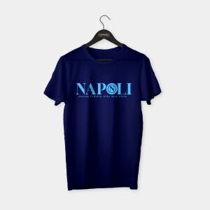 Napoli 'Eterna Fedelta Alla Mia Eitta' T-shirt Lacivert - XL