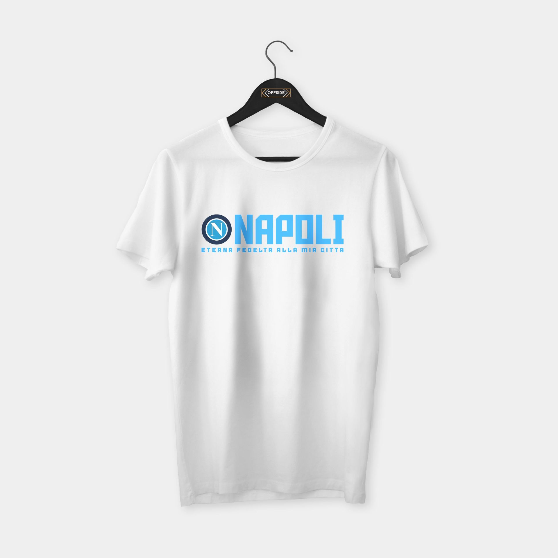 Napoli 'N' T-shirt Beyaz - M