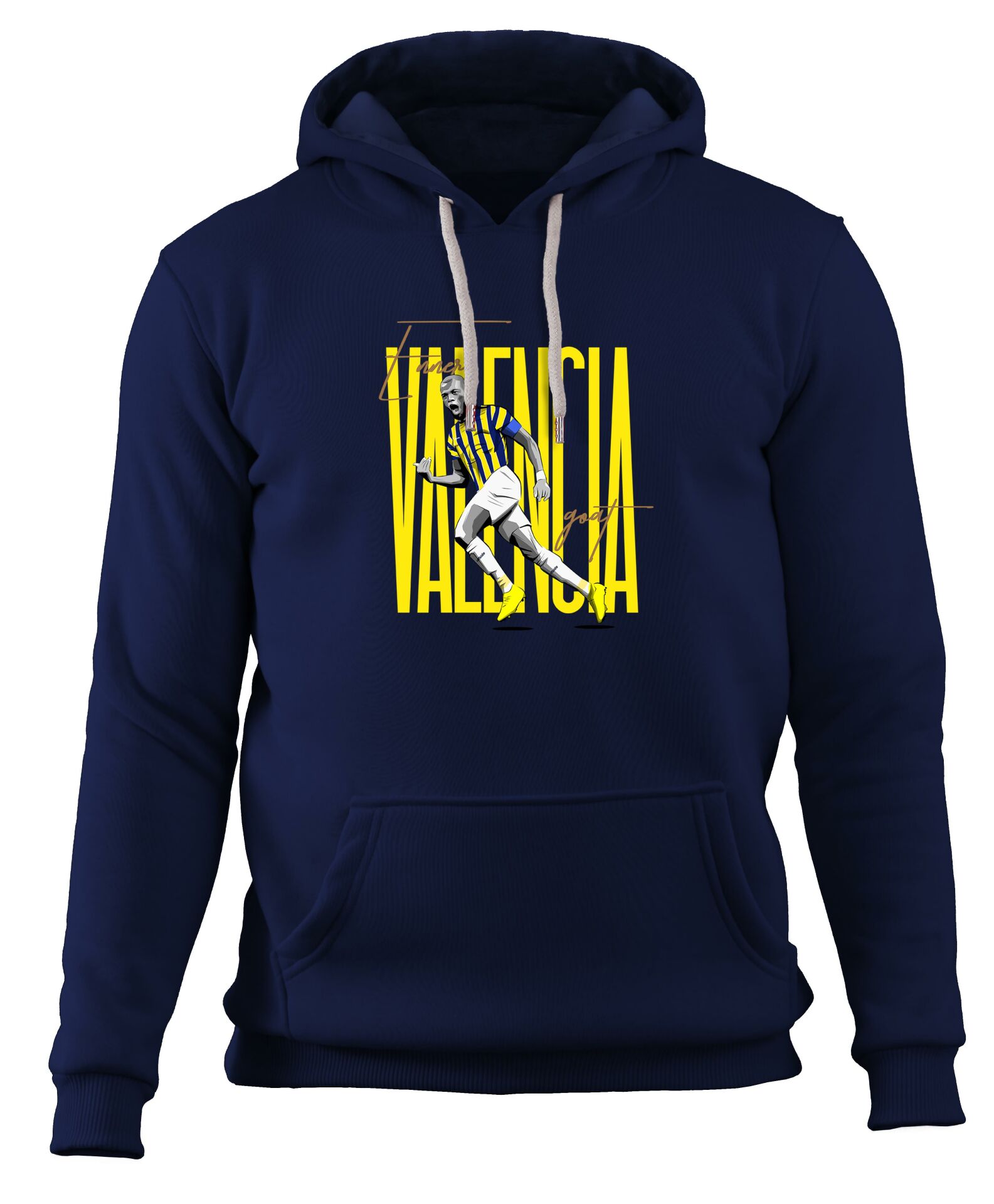 Enner Valencia Kapüşonlu Sweatshirt Lacivert - S