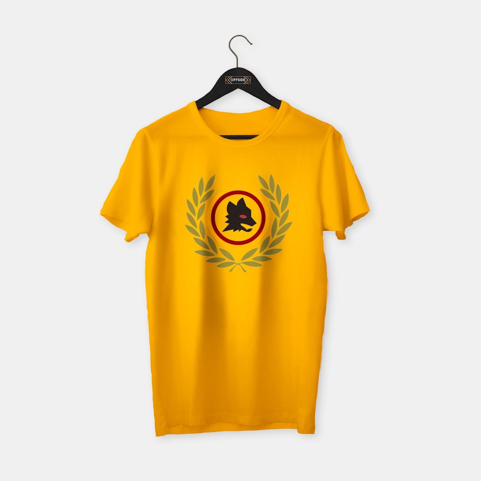 Roma 'the Wolf' T-shirt Koyu Sarı - XL