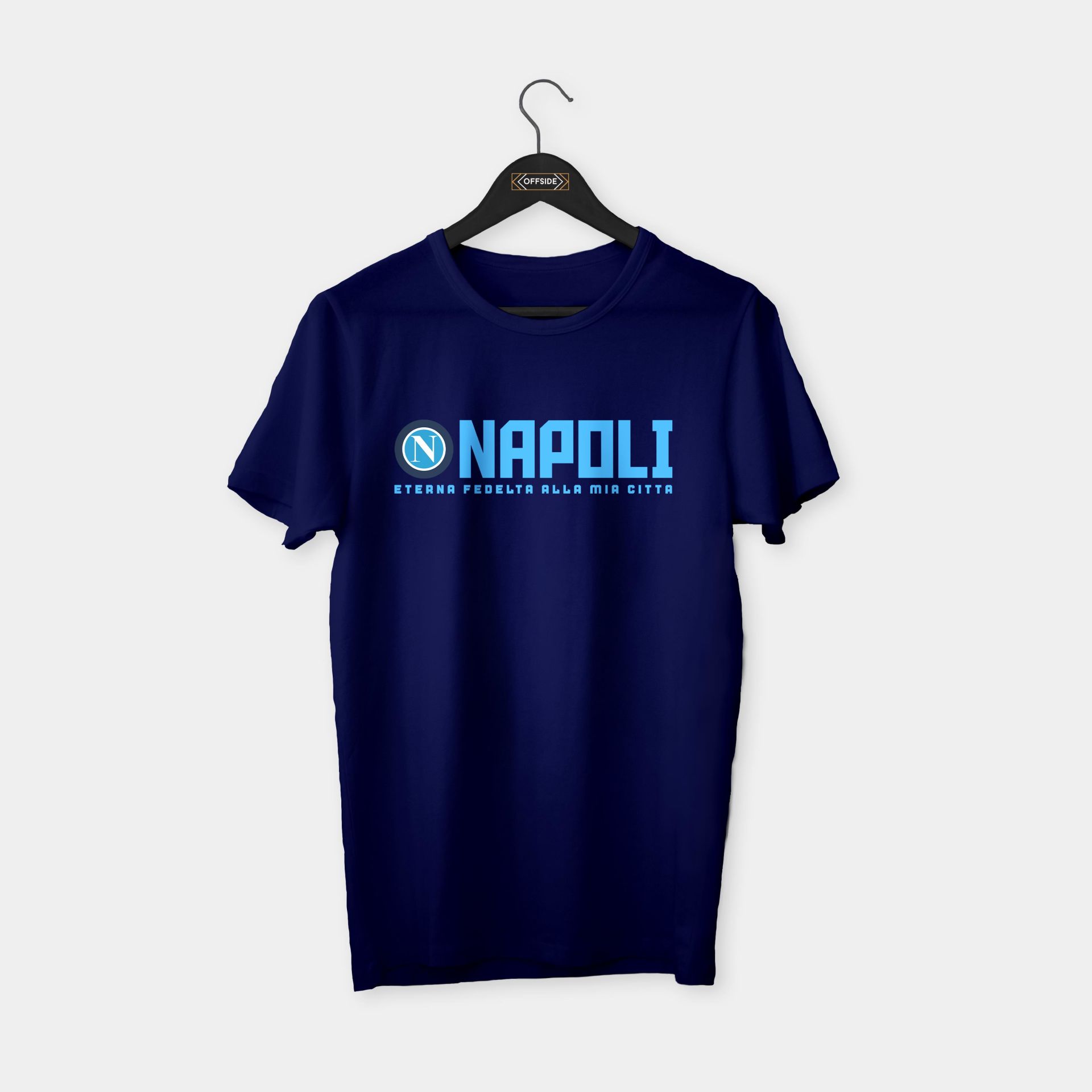 Napoli 'N' T-shirt Lacivert - L