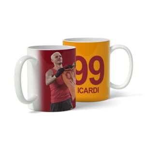 Mauro Icardi - Futbol Özel Tasarım Baskılı Porselen Kupa Bardak