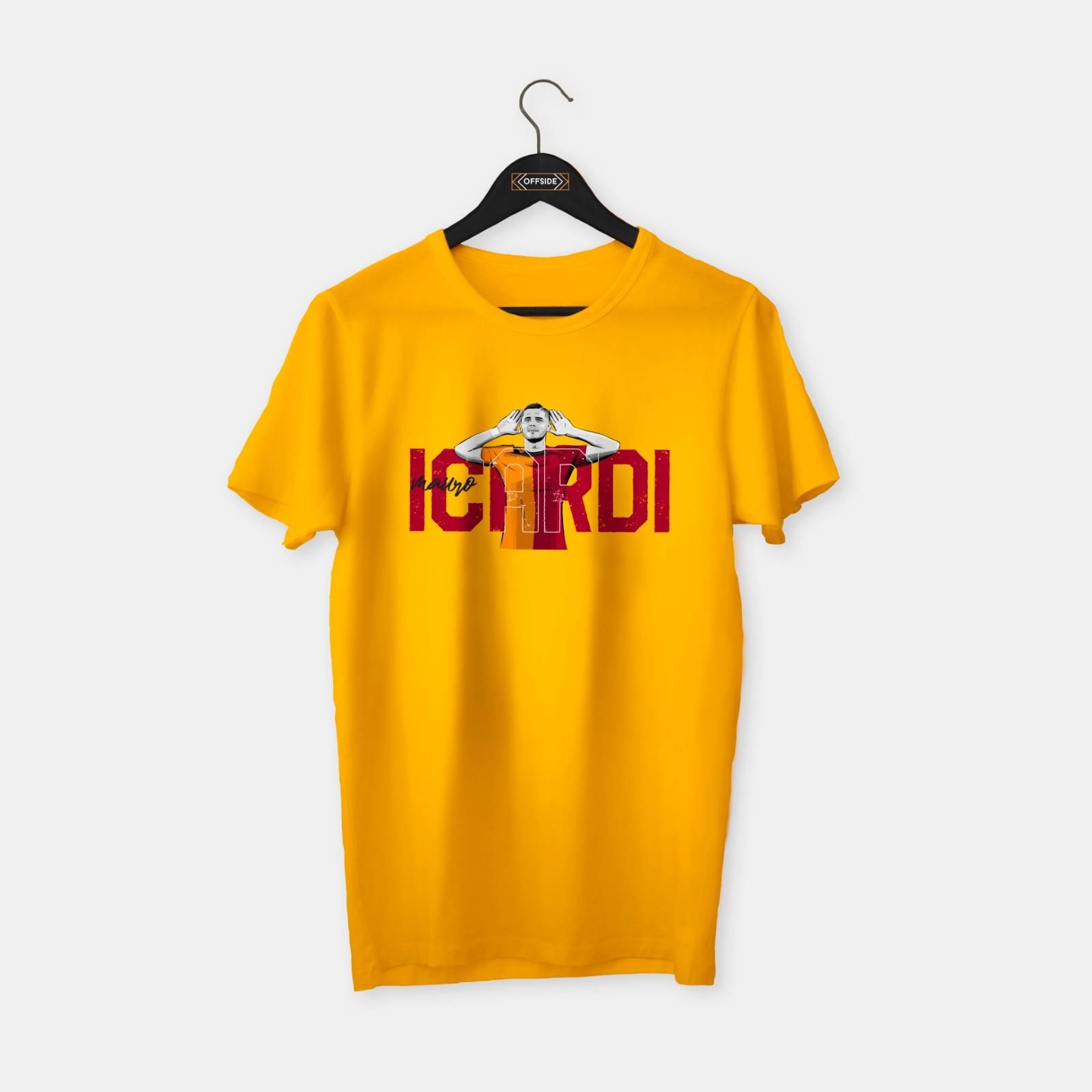 Mauro Icardi T-shirt Koyu Sarı - XL