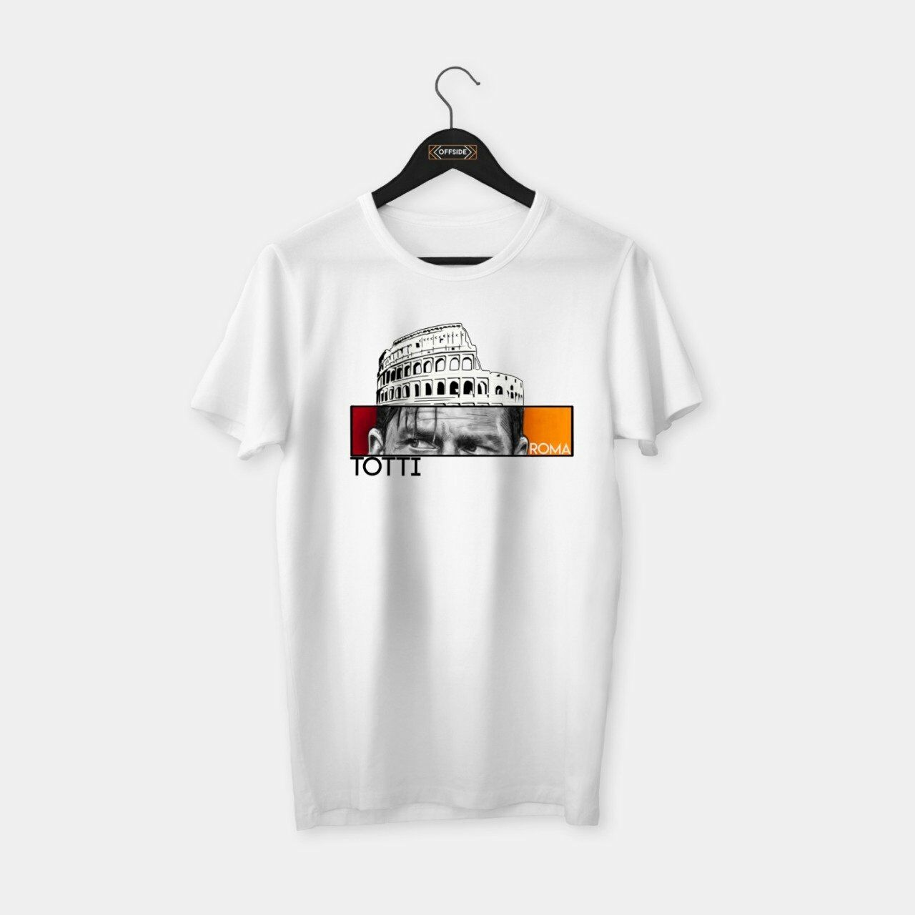 Totti 'Gladiator' T-shirt Beyaz - S