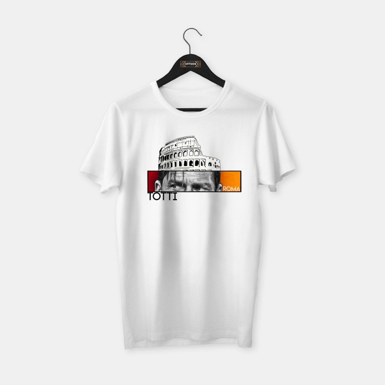 Totti 'Gladiator' T-shirt Beyaz - XXL
