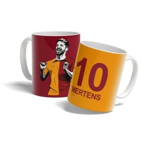 Mertens İmzalı Baskılı Kupa Bardak