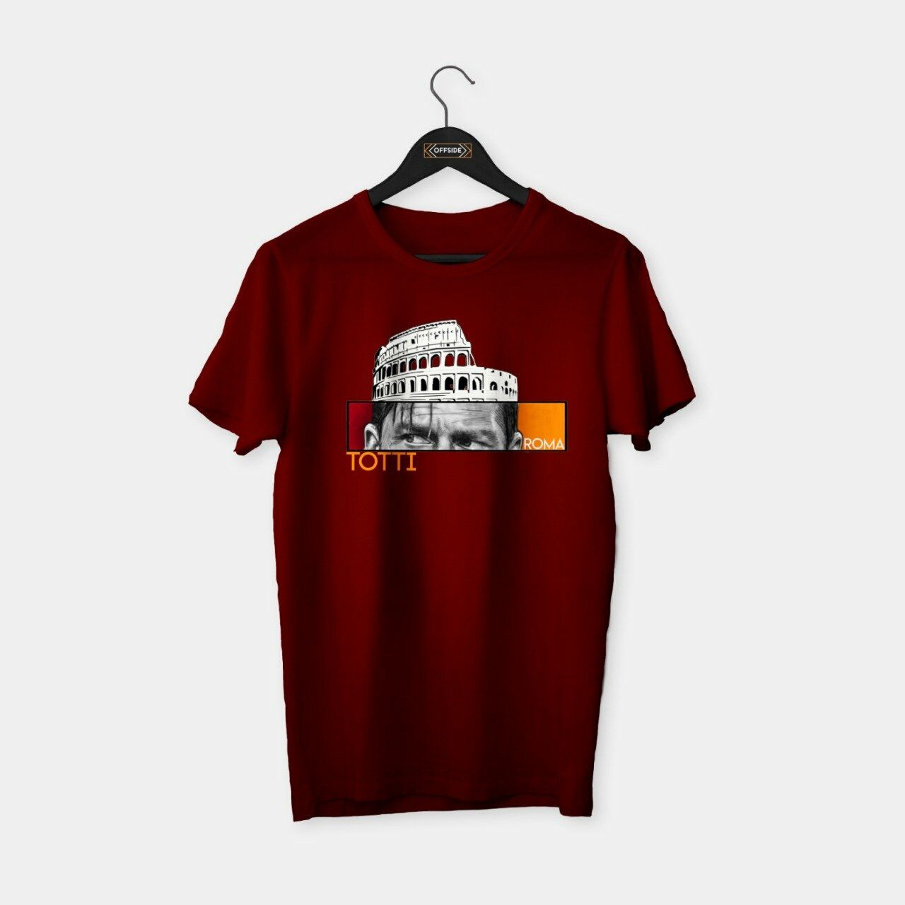Totti 'Gladiator' T-shirt Bordo - L