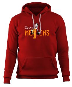 Dries Mertens Kapüşonlu Sweatshirt Kırmızı - XL