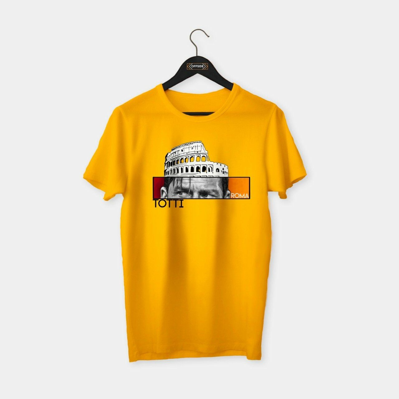 Totti 'Gladiator' T-shirt Koyu Sarı - M