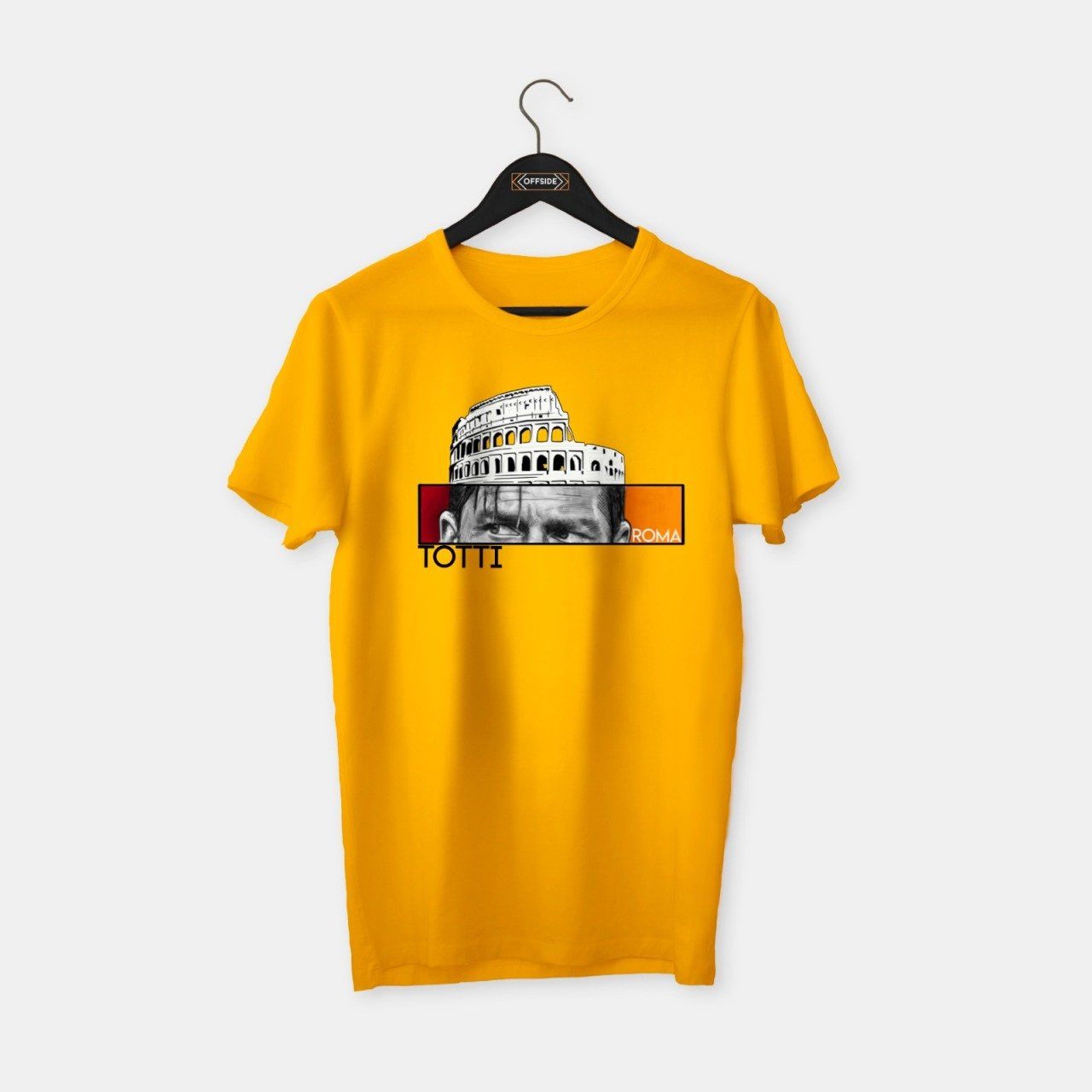 Totti 'Gladiator' T-shirt Koyu Sarı - XXL