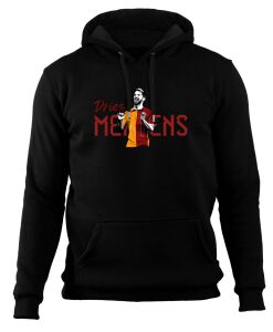 Dries Mertens Kapüşonlu Sweatshirt Siyah - XL