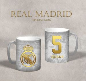 Real Madrid (Takım) - Futbol Özel Tasarım Kupa Bardak