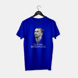 Zlatan Ibrahimoviç T-shirt Sax Mavi - S