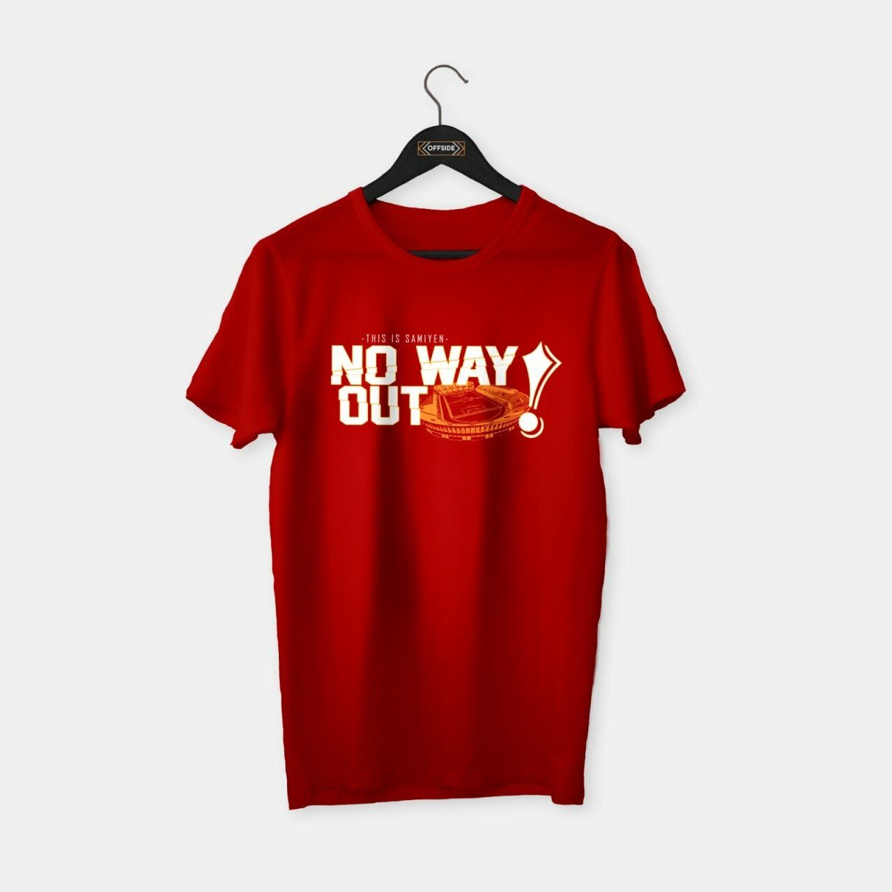 This is Sami Yen - No Way Out! T-shirt Kırmızı - XXL