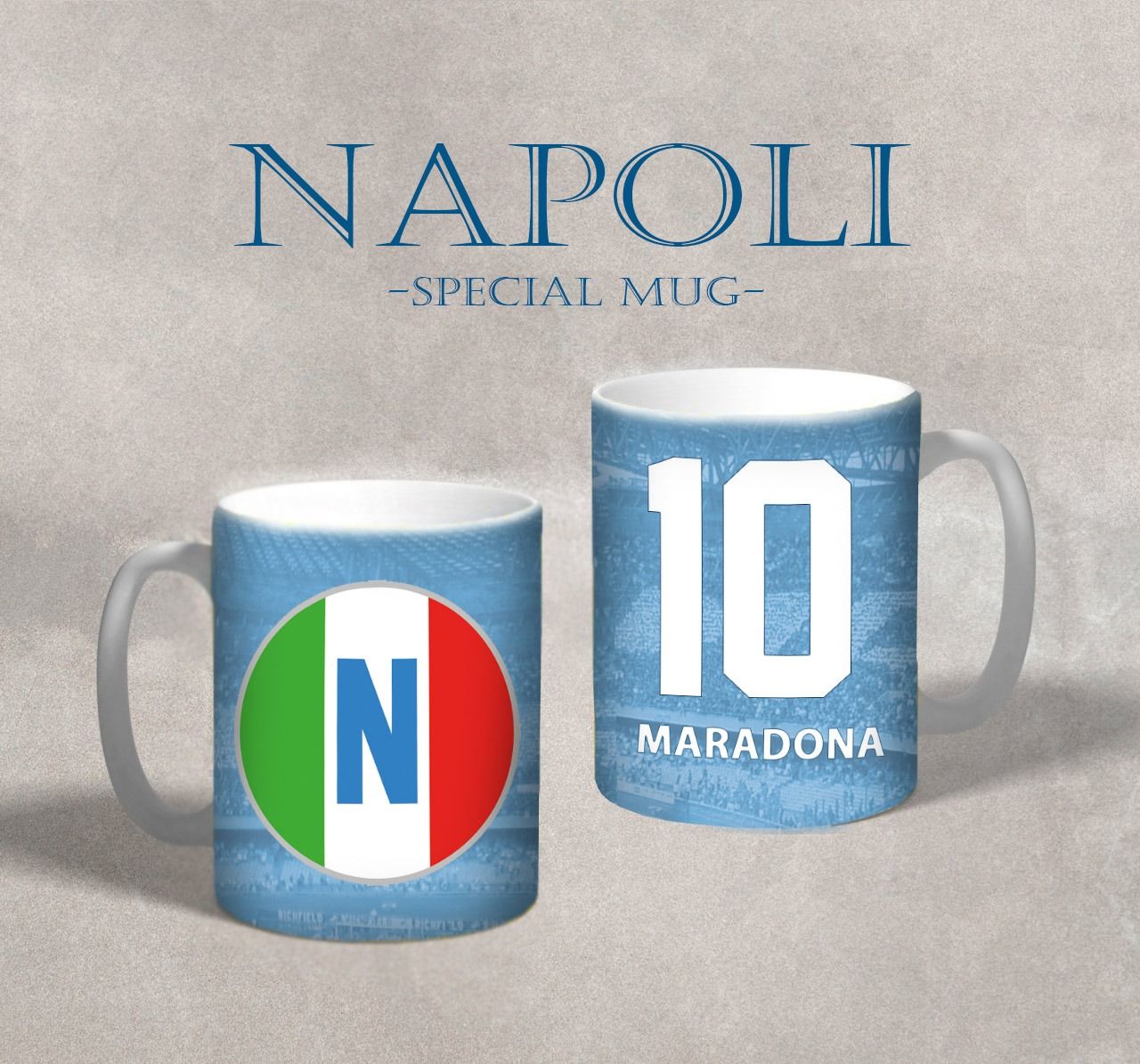 Napoli Takım (Maradona) - Futbol Özel Tasarım Kupa Bardak