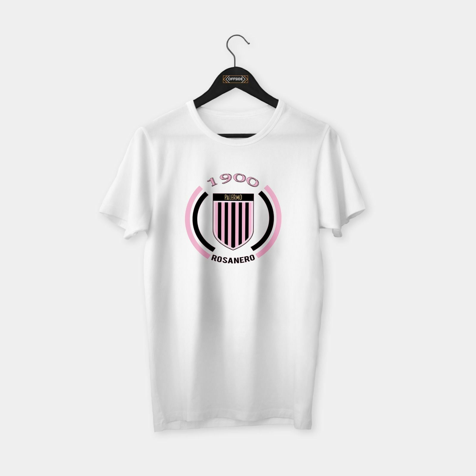 Palermo 'Rosanero' T-shirt Beyaz - M