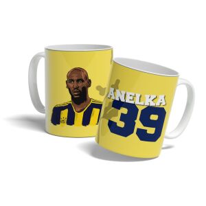 Nicolas Anelka Çizim - Futbol Özel Tasarım Kupa Bardak