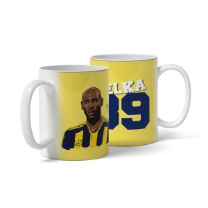 Nicolas Anelka Çizim - Futbol Özel Tasarım Kupa Bardak