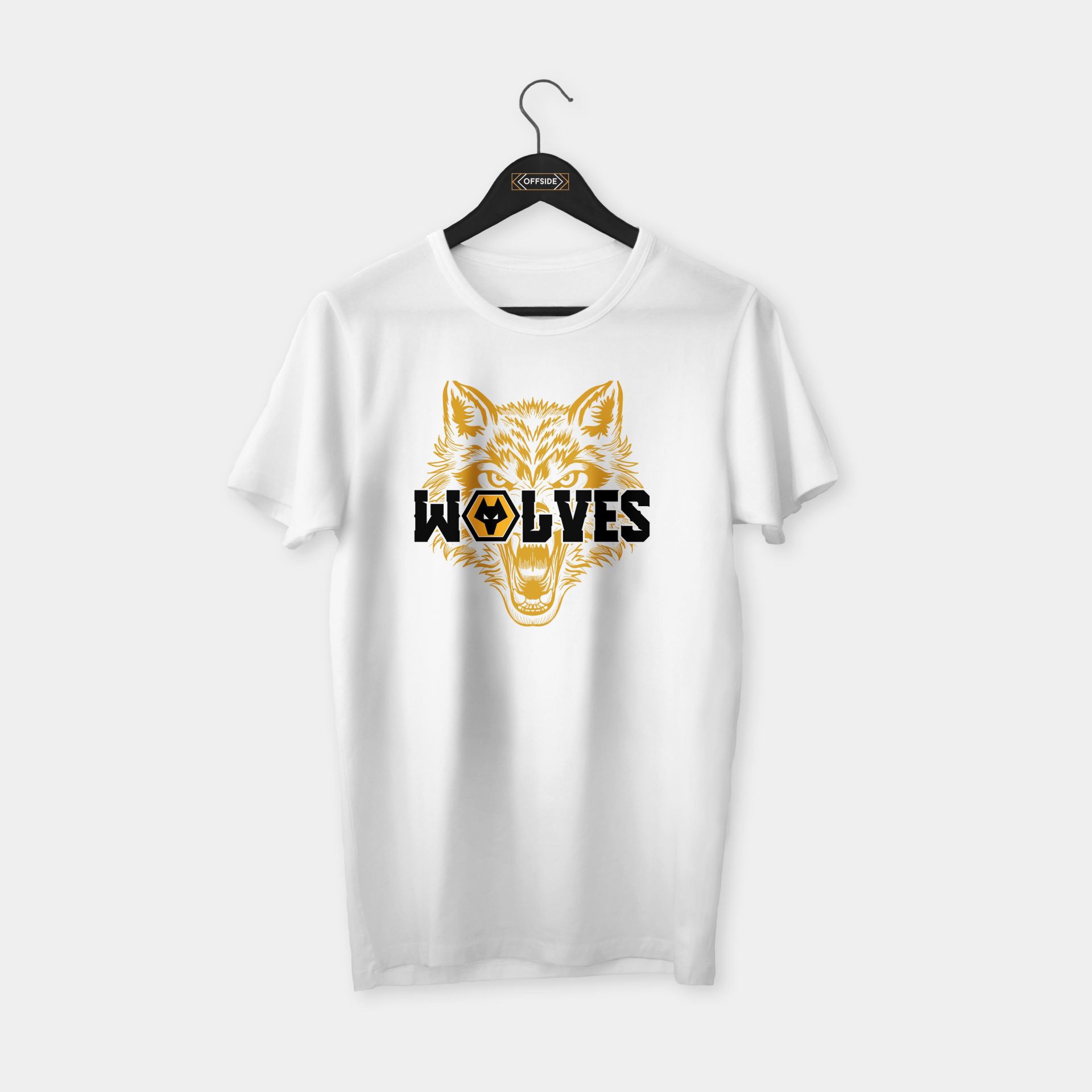 Wolves 'Wolf' T-shirt Beyaz - XL