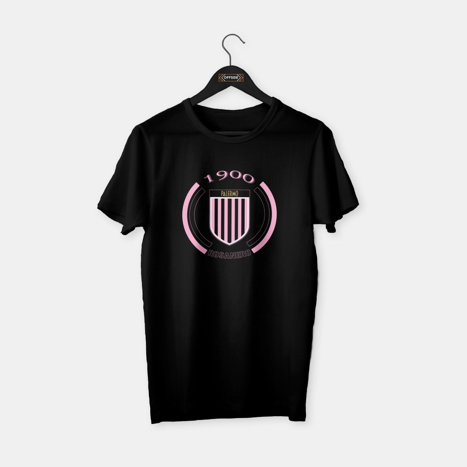 Palermo 'Rosanero' T-shirt Siyah - S