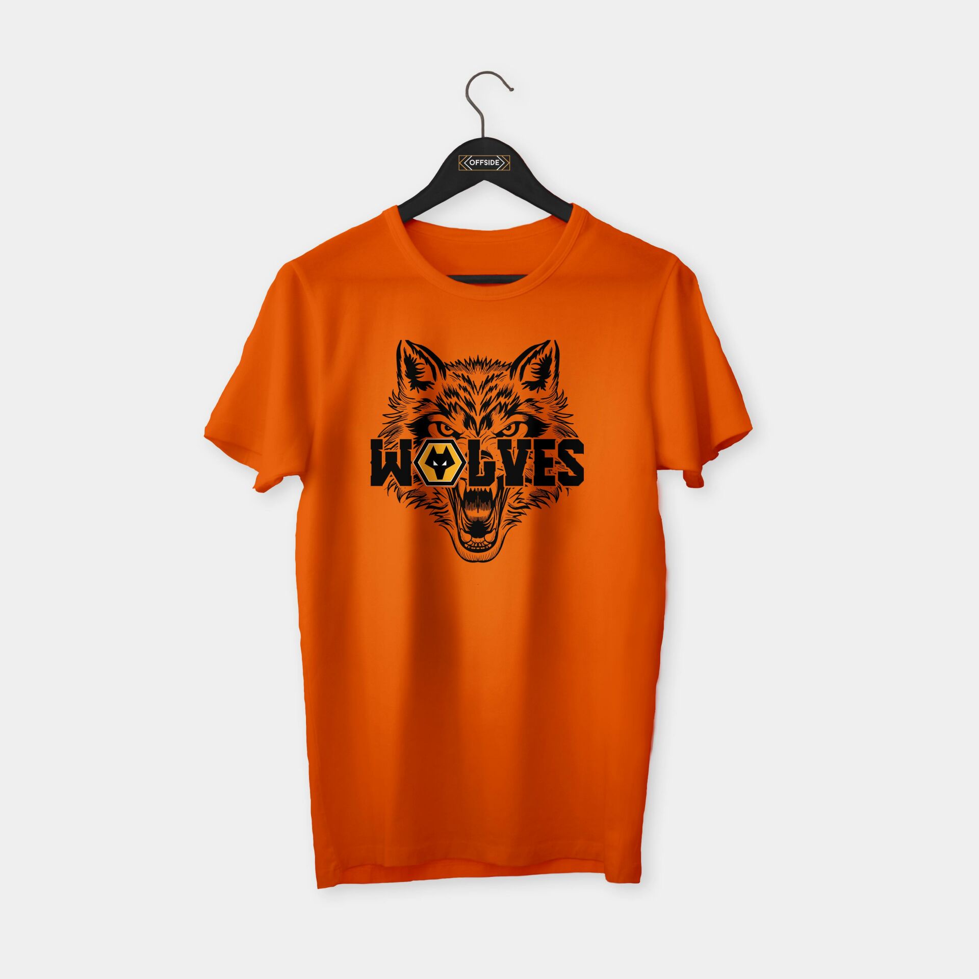 Wolves 'Wolf' T-shirt Turuncu - S