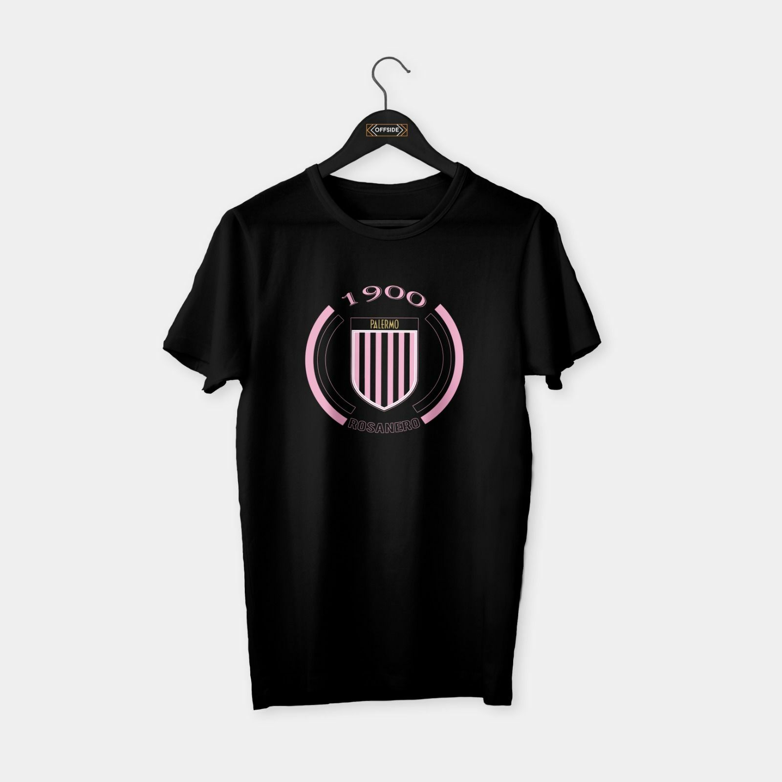 Palermo 'Rosanero' T-shirt Siyah - XL